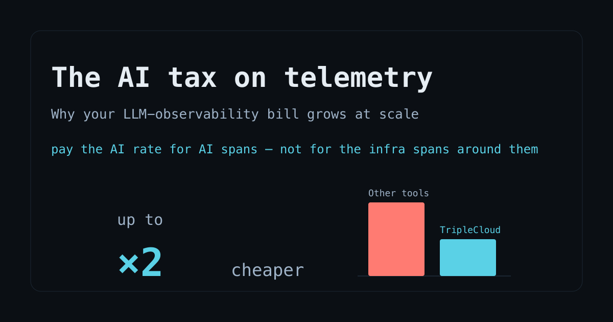 AI tax on ordinary telemetry